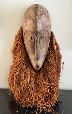 Vintage Tribal African Carved Mask with Beard picture