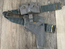 1951 Korean War vintage antique Webley MEC gun holster pouch belt military EXC picture