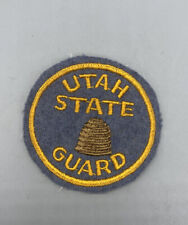 VINTAGE WWII (1941-1946) UTAH STATE GUARD PATCH ~3