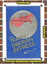 METAL SIGN - 1938 USSR the Trans Siberian Express Intourist - 10x14 Inches picture