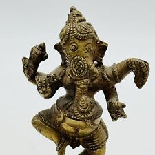Dancing Ganesh Figurine Statue Handmade Brass Lord Ganesha Figure Sculpture Idol picture