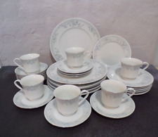 Vintage Eloquence Fine Porcelain China 1980-1989 Service for 6, No Bowls picture