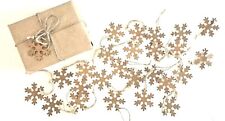 25 Rusty Primitive Rustic Snowflake Ornaments picture