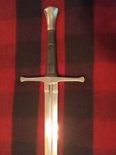 Medieval Style Battle Ready Full Tang Broadsword W/ Scabbard picture