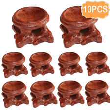 10pcs Wood Display Stand For 20-60MM Crystal Ball Sphere Globe Stone Holder Egg picture