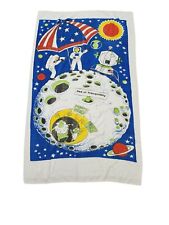 Vintage 1969 Moon Landing Parody Space Astronaut Beach Towel picture