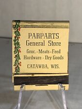 Vintage c 40’s Catawba Wisconsin General Store Matchbook Christmas Advertising picture