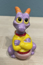 Vintage Walt Disney 1982 FIGMENT Epcot Purple Dragon Porcelain Figurine Japan 3” picture