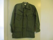 1968 VIETNAM WAR US ARMY AIRBORNE RIP STOP SLANT POCKET COAT ISSUED-SMALL REG.#2 picture