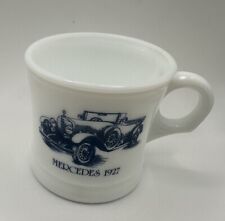 Vintage Surrey Made In USA 1927 Mercedes Mug White With Blue Print picture