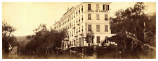 Italy, San Remo, Grand Hotel Londra, Panorama, Vintage Albumen Print Vintage at picture