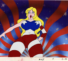 COONSKIN (STREETFIGHT): ORIGINAL ANIMATION PRODUCTION CEL ART (Free Autograph) picture