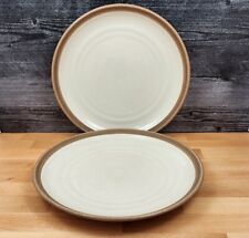 Noritake Madera Ivory Set of 2 Dinner Plate 8474 Stoneware Dinnerware 10 3/8 in. picture