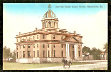 Iberville Parish Court House 1910 Postcard Plaquemine La picture