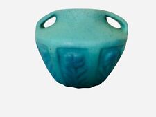 Vintage Van Briggle Pottery Ming Blue Turquoise Floral Vase 3.5