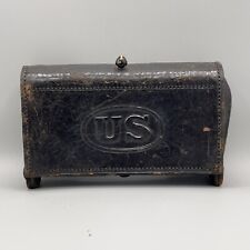 Authentic US M1874 Mckeever Original Cartridge Box Indian Wars - Missing Strap picture