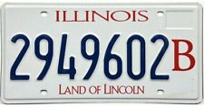 *BARGAIN BIN*  2020 Base Illinois B TRUCK License Plate #2949602 picture