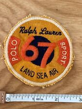 Polo Ralph Lauren dead stock patch Land Sea Air series 67 Polo Sport picture