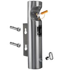 Wall Mounted Outdoor Cigarette Butt Receptacle (Silver) picture