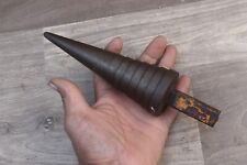 Vintage Silversmith blacksmith hardy Stepped cone Hard steel anvil 35 oz picture