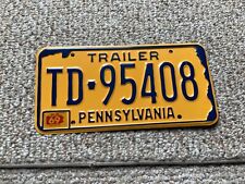 NICE 1969 Pennsylvania TRAILER License Plate picture