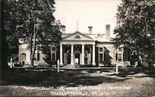 1949 RPPC Charlottesville,VA Monticello Virginia Real Photo Post Card 1c stamp picture