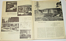 VINTAGE 1954 SELECTED HOUSES FROM PROGRESSIVE ARCHITECTURE 1st ED 100s PICS  picture