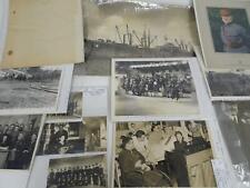 Mixed Lot 10 World War 2 WWII Photographs Images Pershing Mount Baker AE-4 picture
