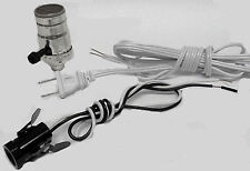 NICKEL-PLATED NITE-LITE LAMP KIT W/SILVER CORD, TR-209, TR-47  NNLSILVER picture