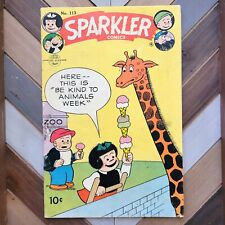 SPARKLER COMICS #113 VG (1953) Nancy & Sluggo CASEY RUGGLES Pre-Code BUSHMILLER picture