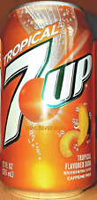 NEW and LIMITED 7-up Tropical flavor. 1x12oz Single Can with  BB 6/24 picture