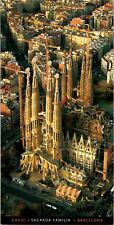 Large Postcard Barcelona Antoni Gaudi, Basilica de la Sagrada Familia picture