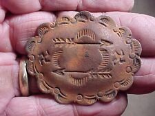 Neat Old Navajo hand made/stamped brooch? -New Mexico metal detecting find picture