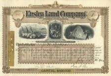 Ensley Land Co. - Enoch Ensley - 1880's to 1900's dated Alabama Land Stock Certi picture