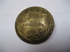 Vintage Whitehead & Houg Co Brass Secretary of War WW1 Pin, LLLL, Rare  picture
