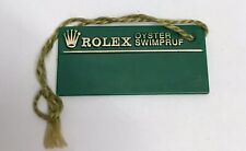 ROLEX Green Tag Hangtag Oyster Swimpruf GMT 16750 16700 16710 16760 PEPSI COKE picture