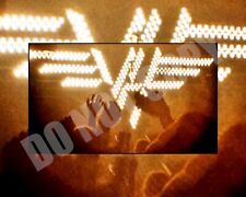Early Van Halen Concert Logo Lights During Concert 8x10 Photo picture
