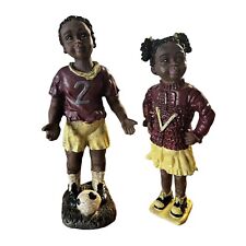 ALBERT E PRICE African-American Black Cheerleader Soccer Figurine Children USA picture