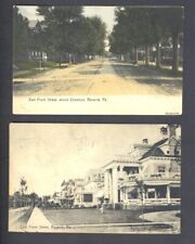 Lot of 2 Vintage Postcards East Front Street Berwick Pennsylvania 1906 & 1907 picture