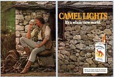 Camel Filters Smoking Man Hut IT'S A WHOLE NEW WORLD 1984 2pg Print Ad 8