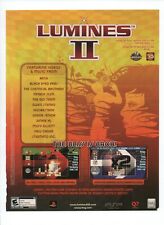 Lumines II Sony PSP The Bliss Is Back Videos & Music - 2006 Video Game Print Ad picture