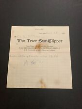 1931 The Traer Star-Clipper Tama Iowa Sales Receipt picture