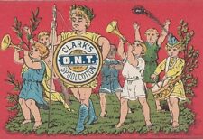Victorian 1878 Ladies Pocket Calendar Trade Card Clark's O.N.T. Spool Cotton picture