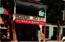 The Red and White Store Chrome Postcard Weaverville California picture