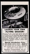 1967 Sealine X-1 Sky Saucer cox 049 engine flying saucer photo vintage print ad picture