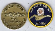 USS SKATE SSN-578 SUBMARINE SERVICE NAVY CHALLENGE COIN picture
