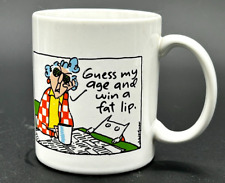 Hallmark Maxine Birthday Mug Guess My Age and Win a Fat Lip Coffee Cup Humor picture