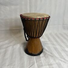 African Djembe Musical Bongo Beautiful Hand Carved Wooden Drum 7.5