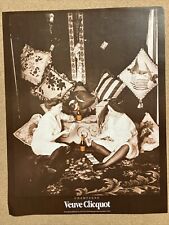 🍾🧺 Vintage 1980s Veuve Clicquot “Girls Playing Cards” c. 1912 Champagne Poster picture