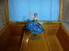 EXC VINTAGE REUGE DANCING BALLERINA MUSIC JEWELRY BOX JUST SERVICED (SEE VIDEO) picture